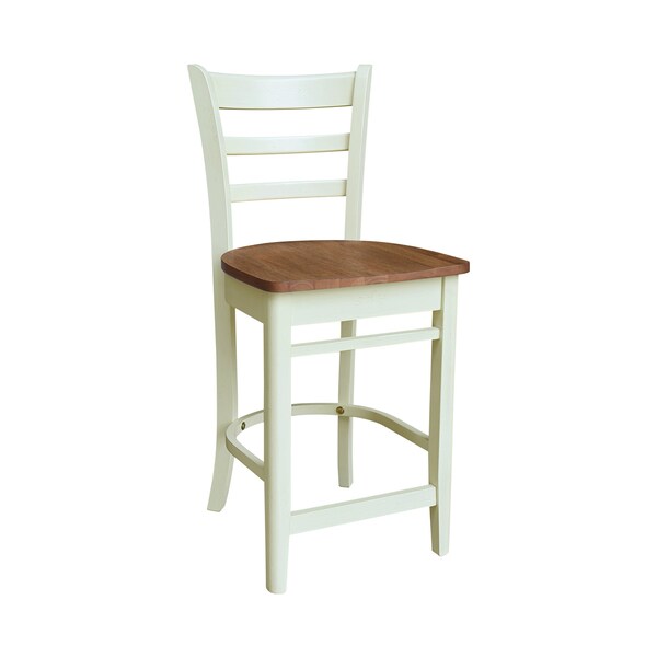 International Concepts Emily Counter Height Stool - 24in Seat Height S79-6172 - main
